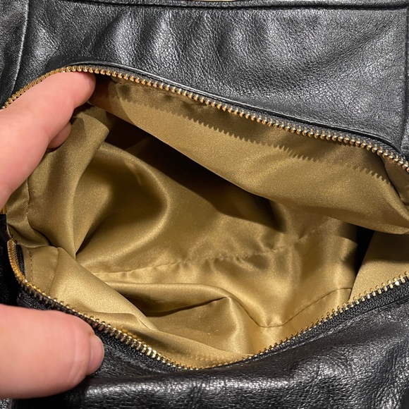 Coach Madison Phoebe Needlepoint OP Art Shoulder Bag Leather Purse Monogram - Picture 11 of 12